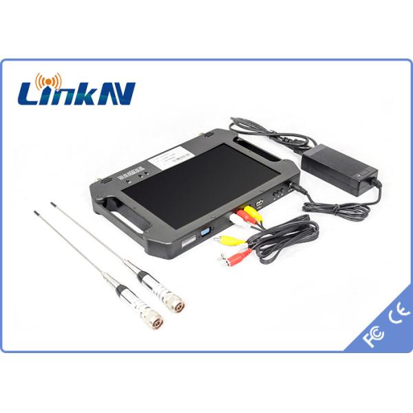 Portable Wireless Video Receiver FHD CVBS COFDM QPSK H.264 with 10.1" Display and Battery