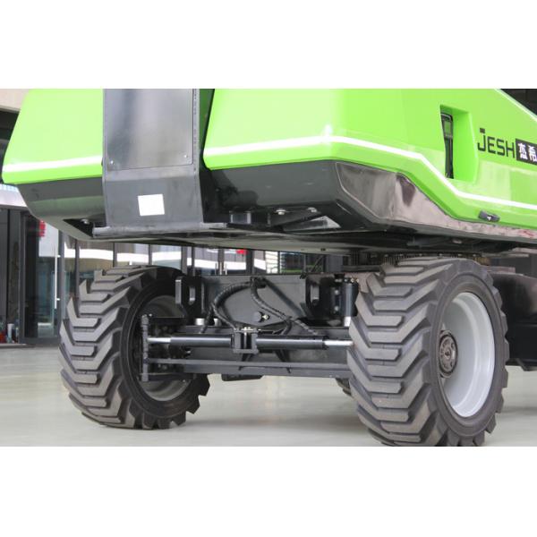 Hydraulic Telescopic Boom Lift Height Stowed 3.01m With ISO Certification