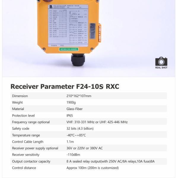Telecrane F24-12S Radio Remote Controller Transmitter Radio Remote Control For Cranes