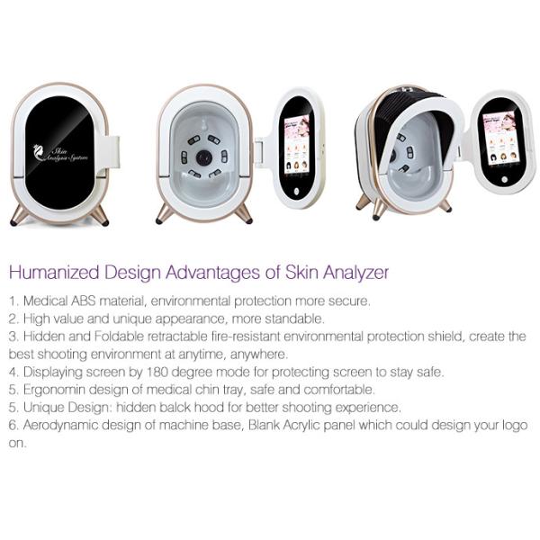 Humanized Design 3d Home Analyzers For Facial Skin 12 Skin Problem Detected