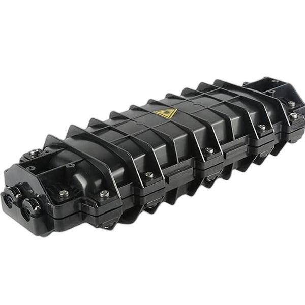 144 Core Horizontal Fiber Optical Cable Splice Closure 2in 2out Inline Closure