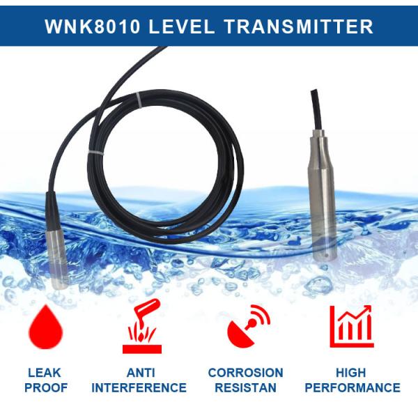 Stainless Steel Submersible Water Level Sensor For Tank Pool River