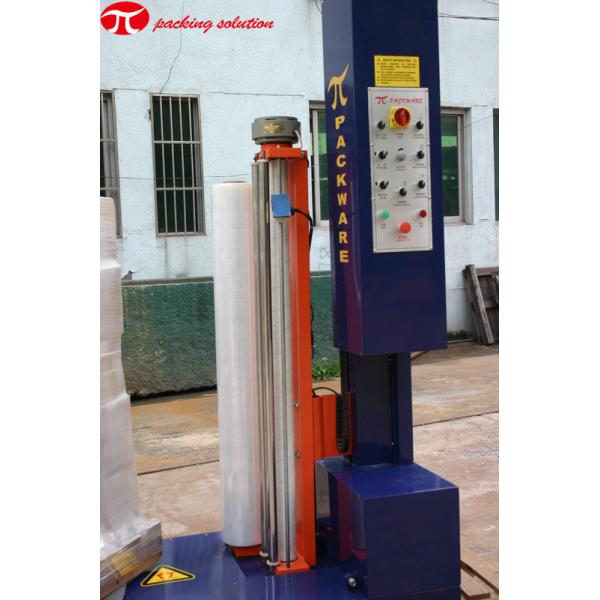 Stretch Film Pallet Wrapper Packing Machine Automatic Heavy Duty PLC Control 0.37KW