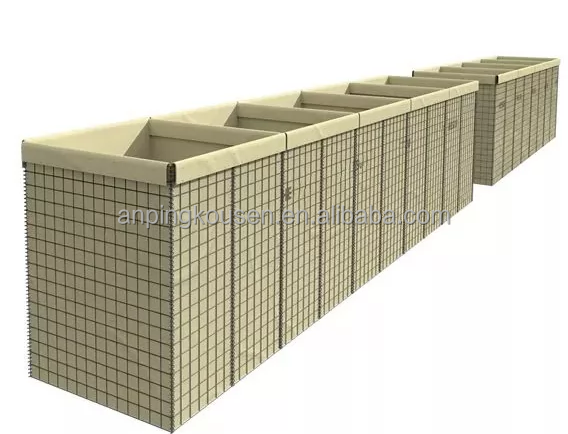 Defence and Protection Easily Assembled Welded Mesh Flood Barrier for Flood Defence