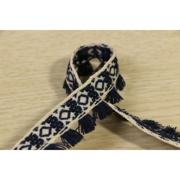 Geometric Woven Tapes Ecofriendly Streic Appearance OEM Available