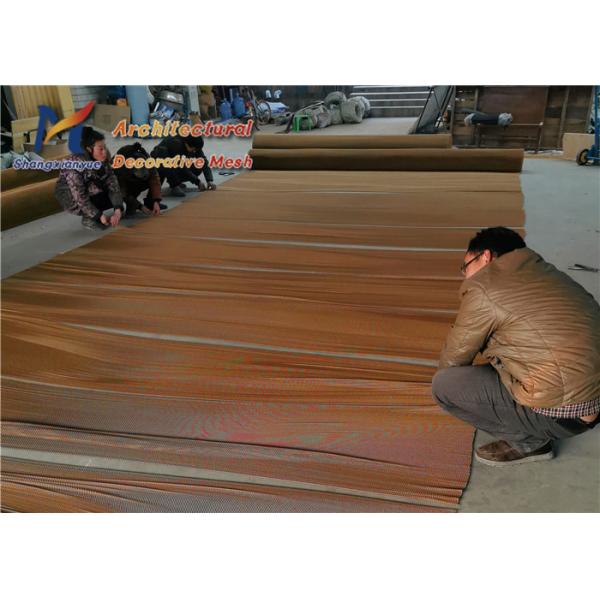 Cladding Decorative Wire Mesh Panels 6mm Low Carbon Steel