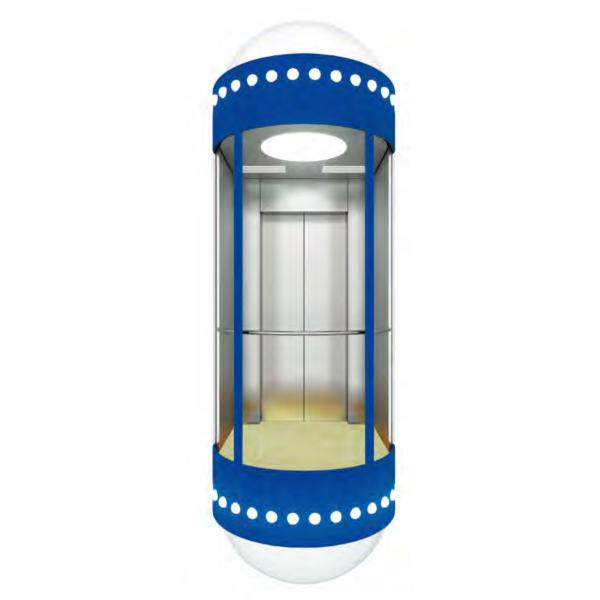 Factory Supply Panoramic Elevator Sightseeing Elevator Passenger Lift 3