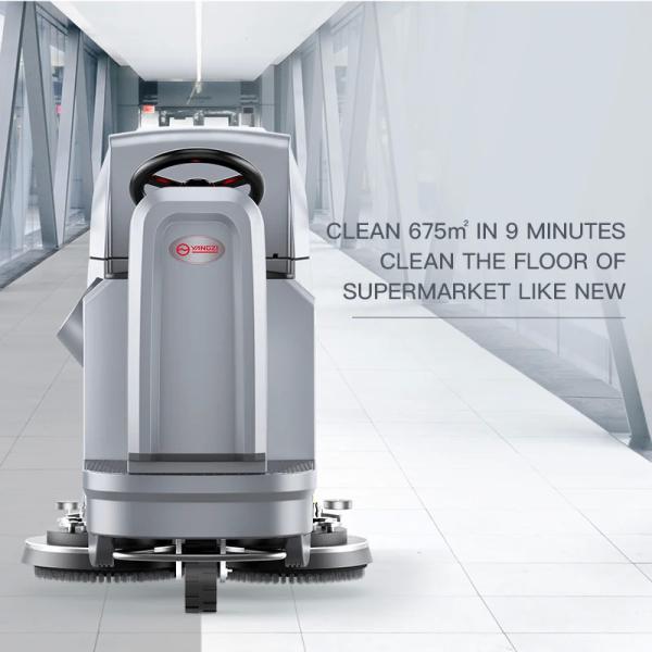 YZ-X6 Floor Washer Scrubber Machine Battery Powered Industrial Floor Scrubber Ride On