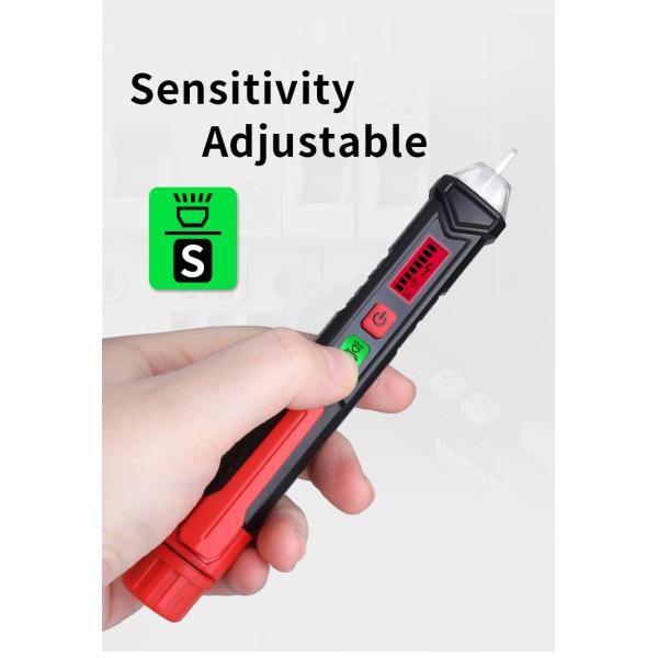 Light Alarm Pen Type Voltage Tester , 12 Volt Non Contact Voltage Tester