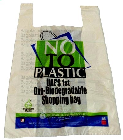 Wholesale Factory Compostable Biodegradable Plastic T-Shirt Bags,Biodegradable Compostable T Shirt Garbage Bags On Roll