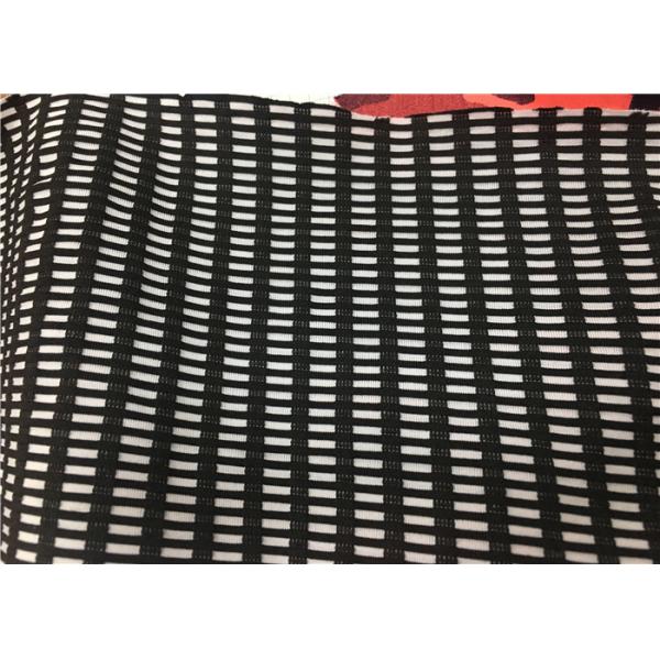 Rotary Printing Recycled Polyester Fabric Semi Dull Shade With Good Stretch