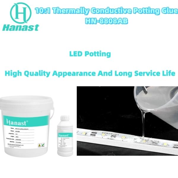 Electronic Rtv Silicone Potting Gel Compound Flexible Adhesive Waterproof Conductive