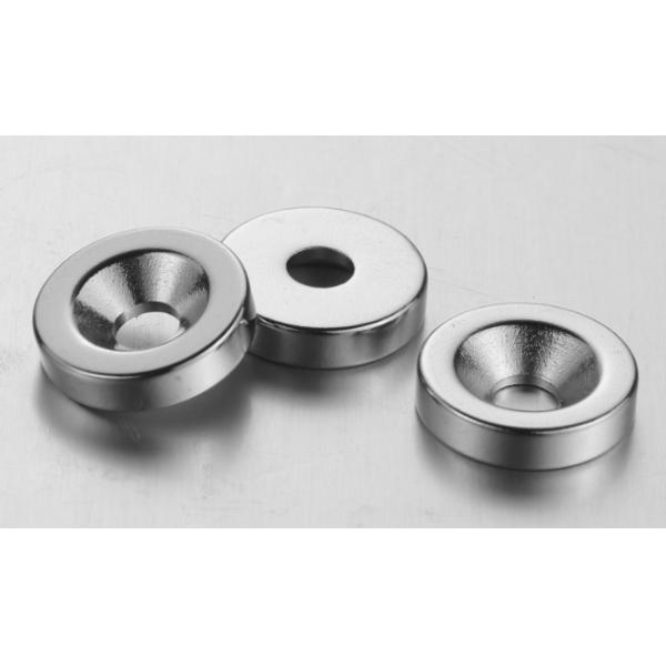 Round N42 N50 N52 Neodymium Disc Magnets Coil Shaped ROHS