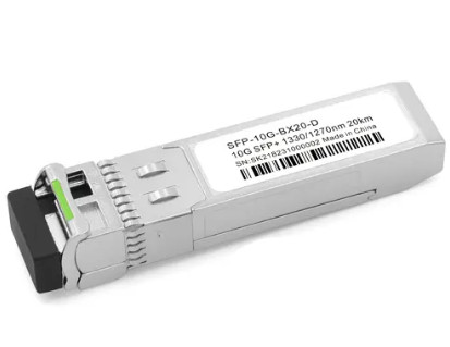 10G SFP+ Fiber Optic Transceiver 20km 1310/1270nm LC Connector BIDI Module