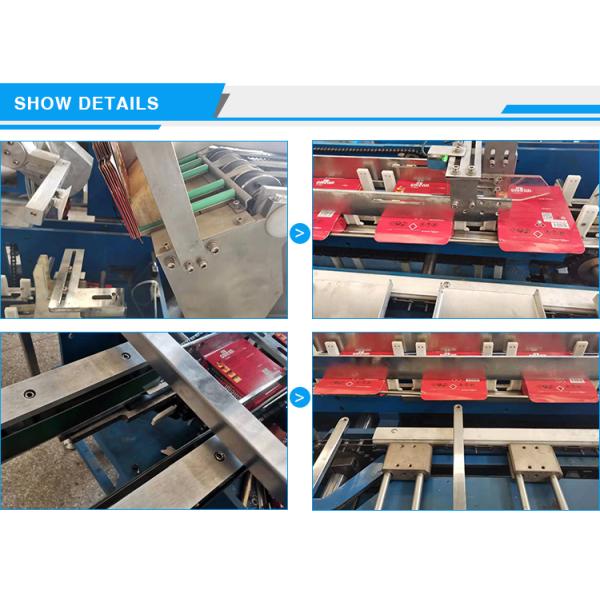 1.5KW Automatic Cartoning Machine Zh-50 Box Packing Machine Automatic