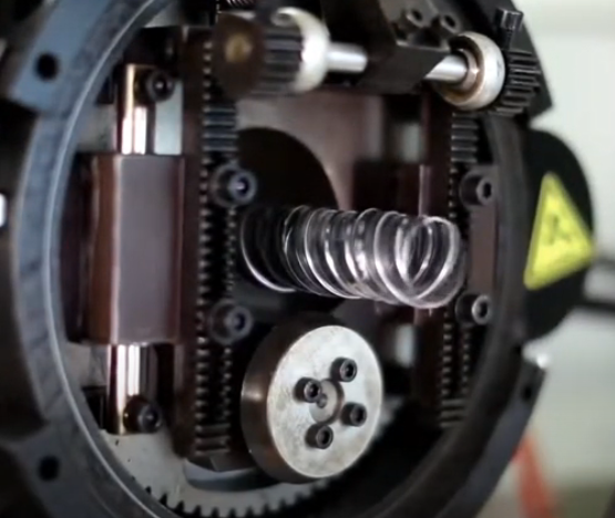 Full Auto 30mm Oil Filter Making Machine Spiral Center Tube Making