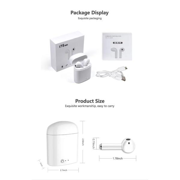 True Wireless Bluetooth Headphones True Copper Ring Tws Bluetooth Earbuds