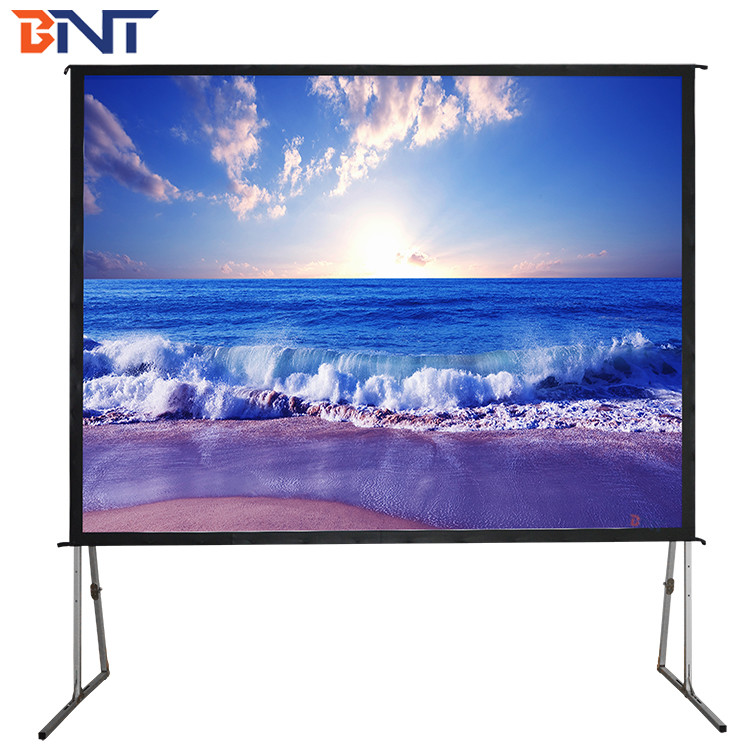 China 150 Inch Electric Rear Projection Screen , Lightweight Fast Fold Screen wholesale