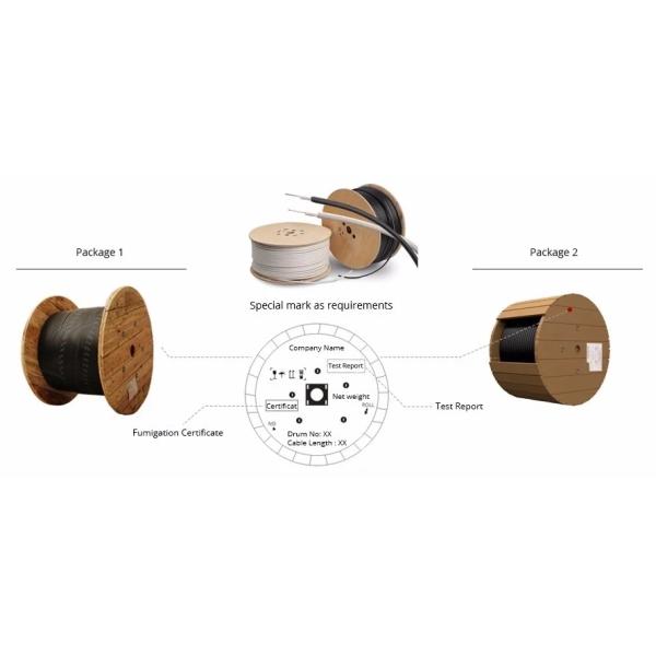 24 Core Single Mode Optical Cable With LSZH FRNC Sheath Material