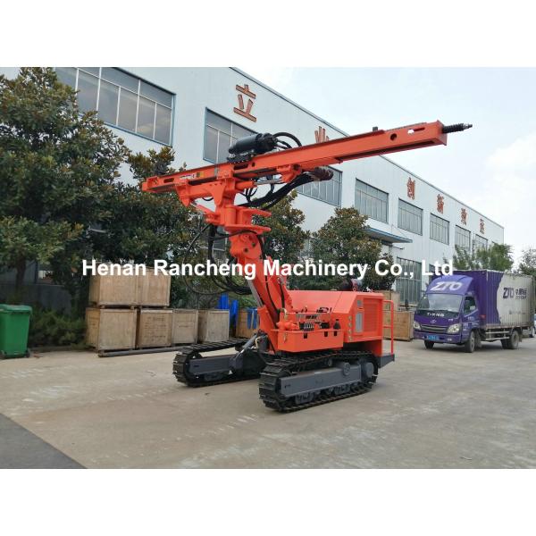 80m Drilling Depth DTH Drilling Rig 102HP Diesel Engine Blast Hole Drill Rigs