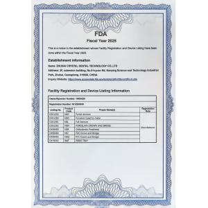 Coco International Dental Group Certifications