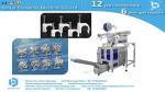 Nail-In Clips packaging machine with two counting vibration bowls