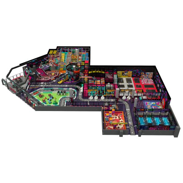 Custom Jungle Theme Indoor Playground Equipment for Kids 2-12 Years