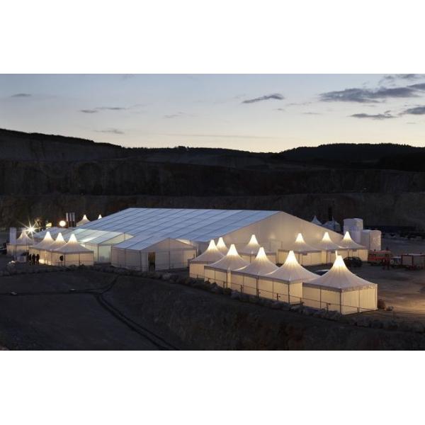 Lights Decoration Transparent Sidewalls Pagoda Canopy Tent for party