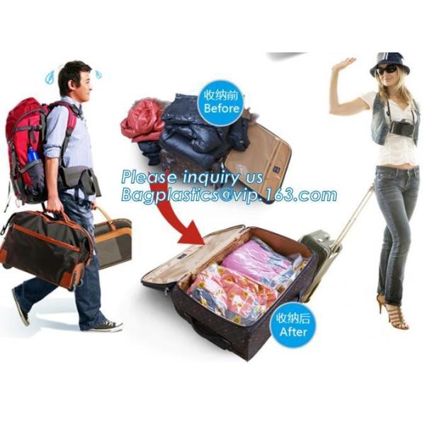vacuum quilt packing bags, flat vacuum seal space saver bags, compression caky vacuum travel bag, bagplastics, bagease