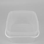 3 Liters Transparent Rectangular Plastic Bucket With ISO9001
