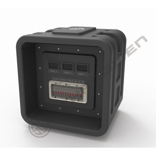 Stage Light Power Distribution Box 12 Channels 32A 5 Pin Style Waterproof