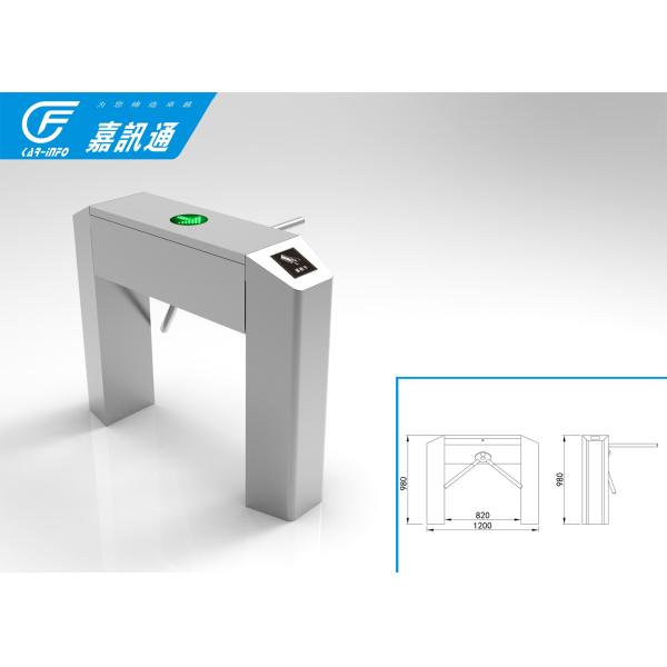Rfid Card Reader Office Security Gates , Museum Access Control Turnstile Gate