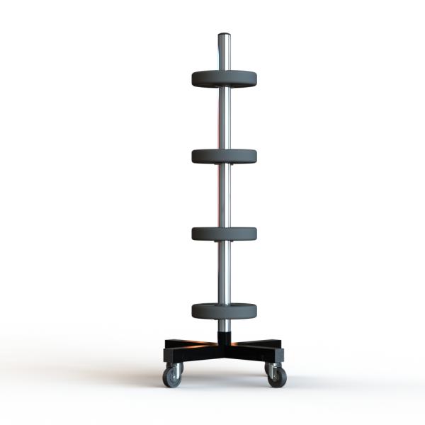 Removable 4 Tire Rack Automobile Repair Stand Metal Display Rack