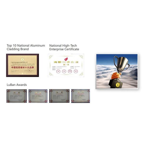 Interior Exterior PVDF 3.0mm Aluminum Cladding Panel 1100/3003/5005 Alloy