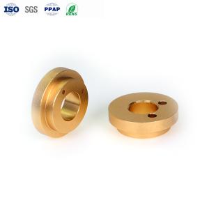 China Precision CNC Aluminum Parts Anodized Gold ±0.01mm Tolerance wholesale