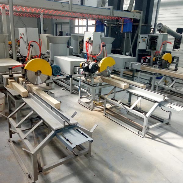 Automatic Turnkey Wood Pallet Block Production Line Machine