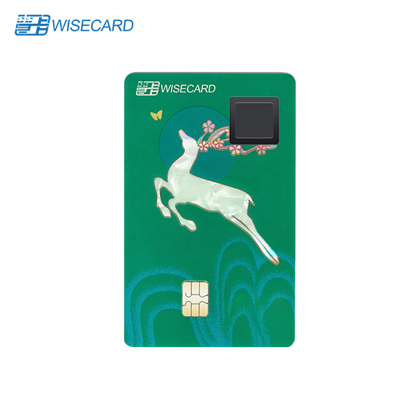 85.5x54mm Fingerprint Smart Card , Biometric Access Card For Finance