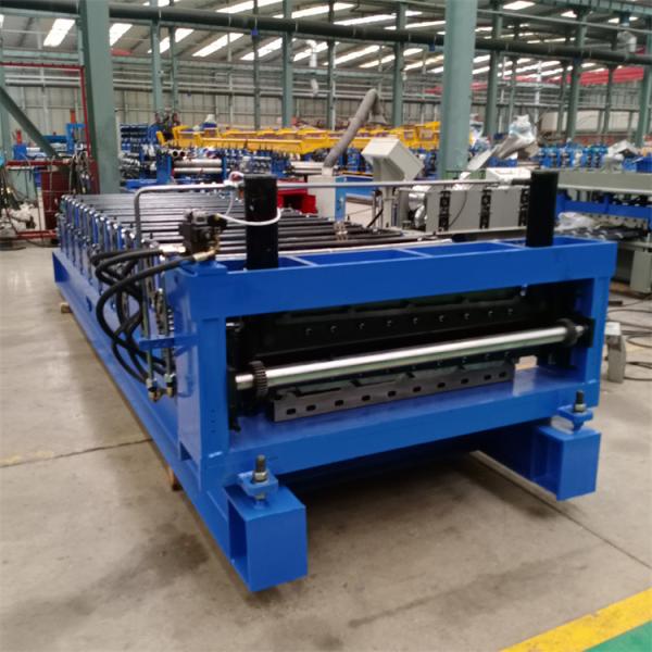 High Speed Metal Trapezoidal Roof Panel Double Layer Roll Forming Machine