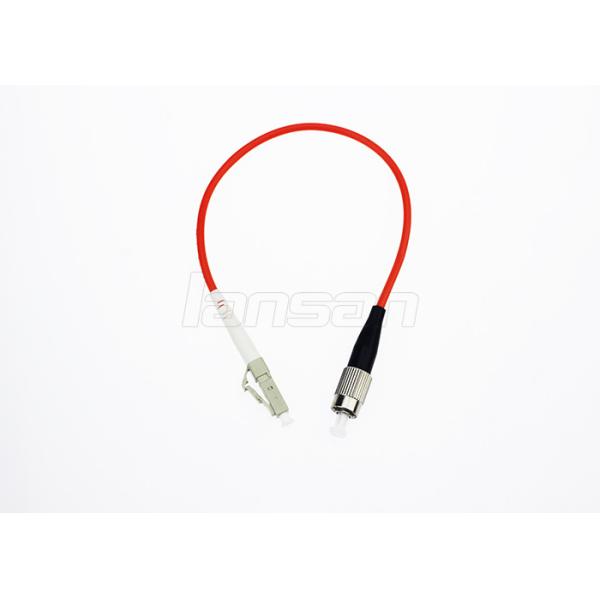FC To LC OS2 Single Mode Fiber Optic Patch Cord Simplex / Duplex Low Insertion Loss