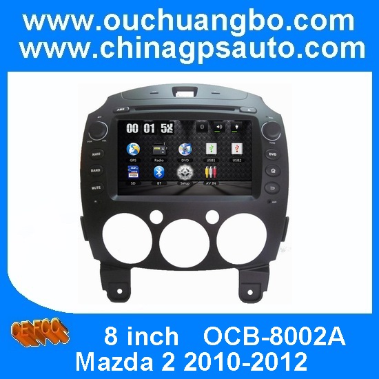 Ouchuangbo Car Audio DVD Stereo for Mazda 2 2010-2012 Auto GPS Navigation TF card USB OCB-8002A