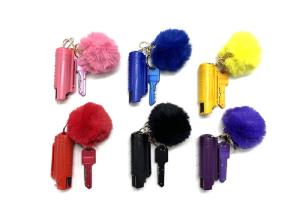 China Security Keychain 20ml Pepper Spray Keychain Set Mini Plastic Shell wholesale