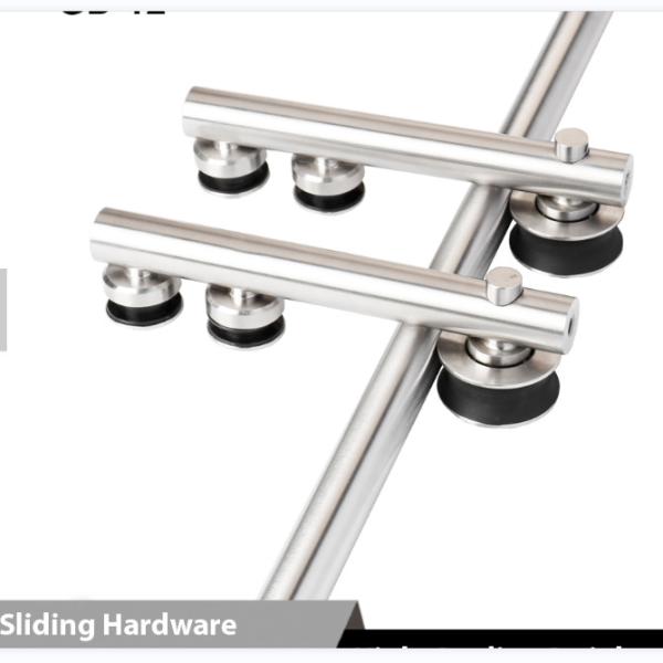 Customized Size Tempered Glass Door Clear Frameless For Bathroom