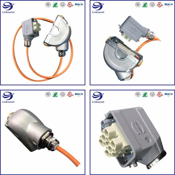 Module without Contacts 125V Han Yellock Connectors for Heavy Duty wire harness