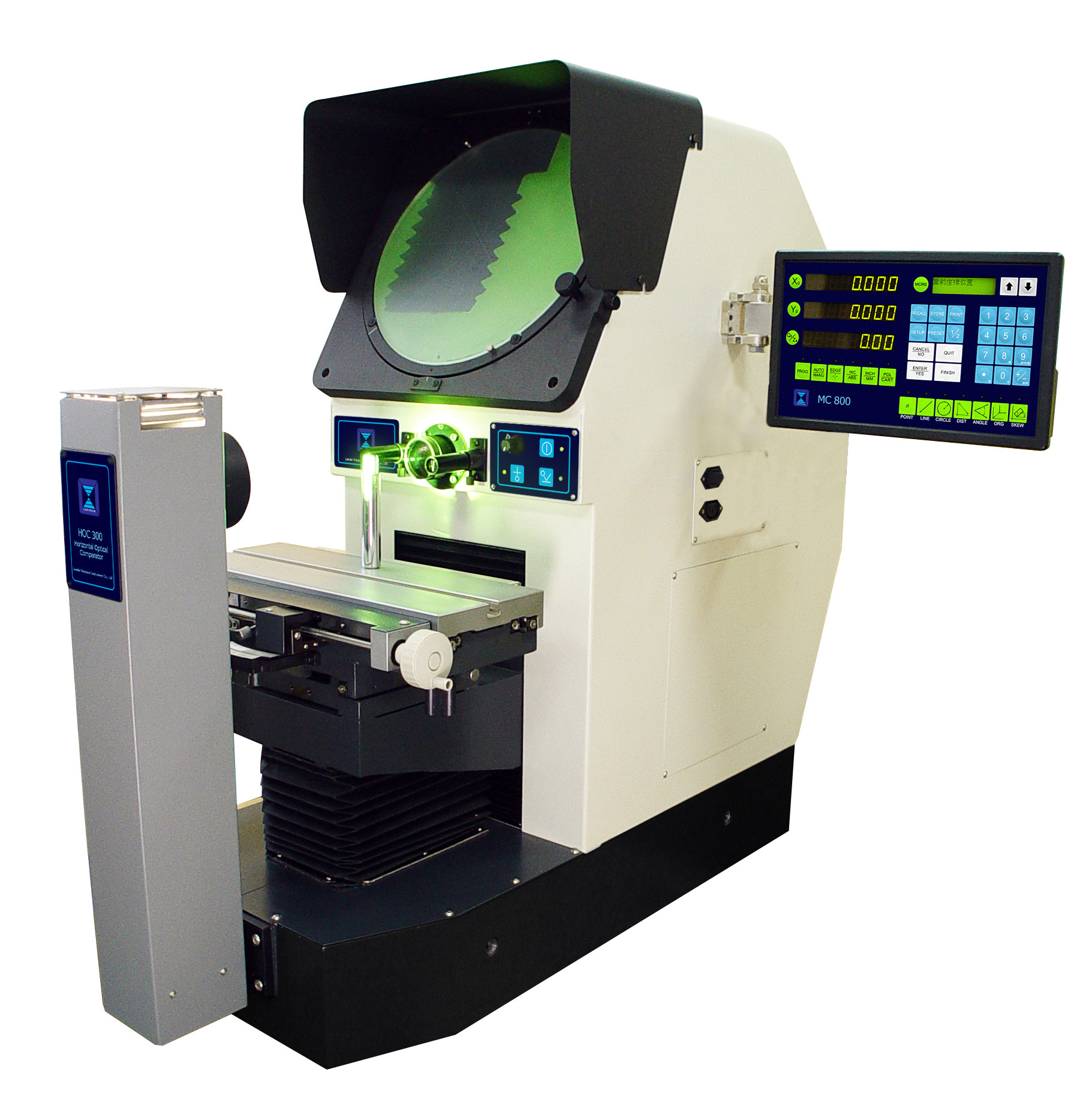 High Precision Dimension Measurement Shadowgraph Horizontal Profile Projector