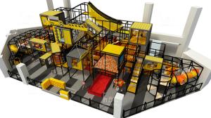 China Space Theme Indoor Playground Equipment with LED Effects wholesale