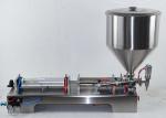 Liquid Semi Automatic Filling Machine / Yogurt Cup Filling Sealing Machine