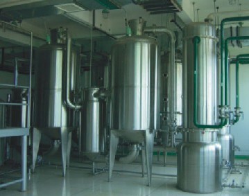 Compact Structure Rising Film Evaporator , Raising Film Evaporator For Juice