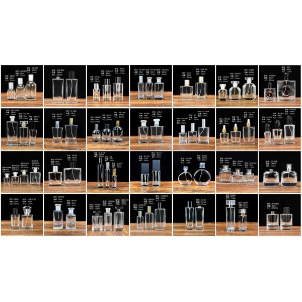 30ml 50ml 100ml Round Glass Perfume Bottles with Stock Fragrance Pump Spray and Empty Oil Packaging