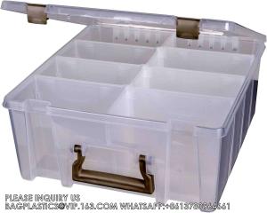 China Strong Pack Plastic Organizer Box Grids, Craft Organizer Storage With Adjustable Dividers, Bead Organizer, Fishing wholesale