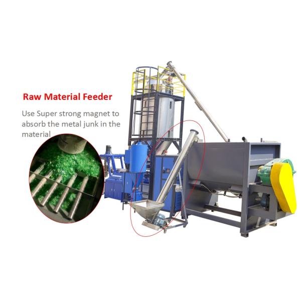 Single Screw Plastic Recycling Machinery 9mm PET Strap Extrusion Line